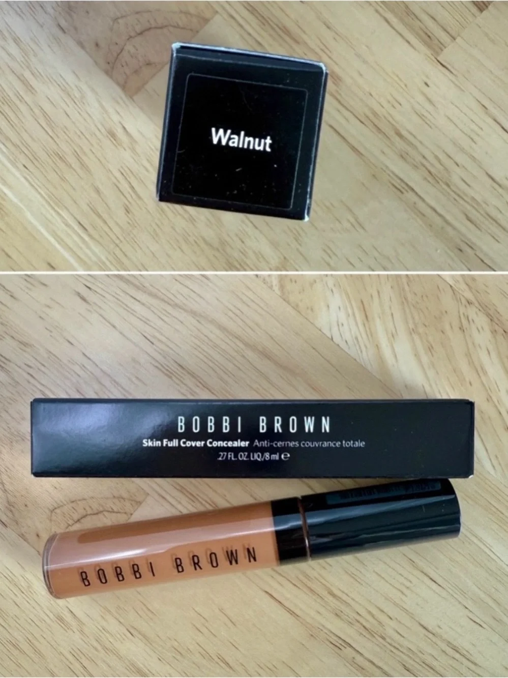 NWT NIB Bobbi Brown Skin Full Cover Concealer (Walnut)